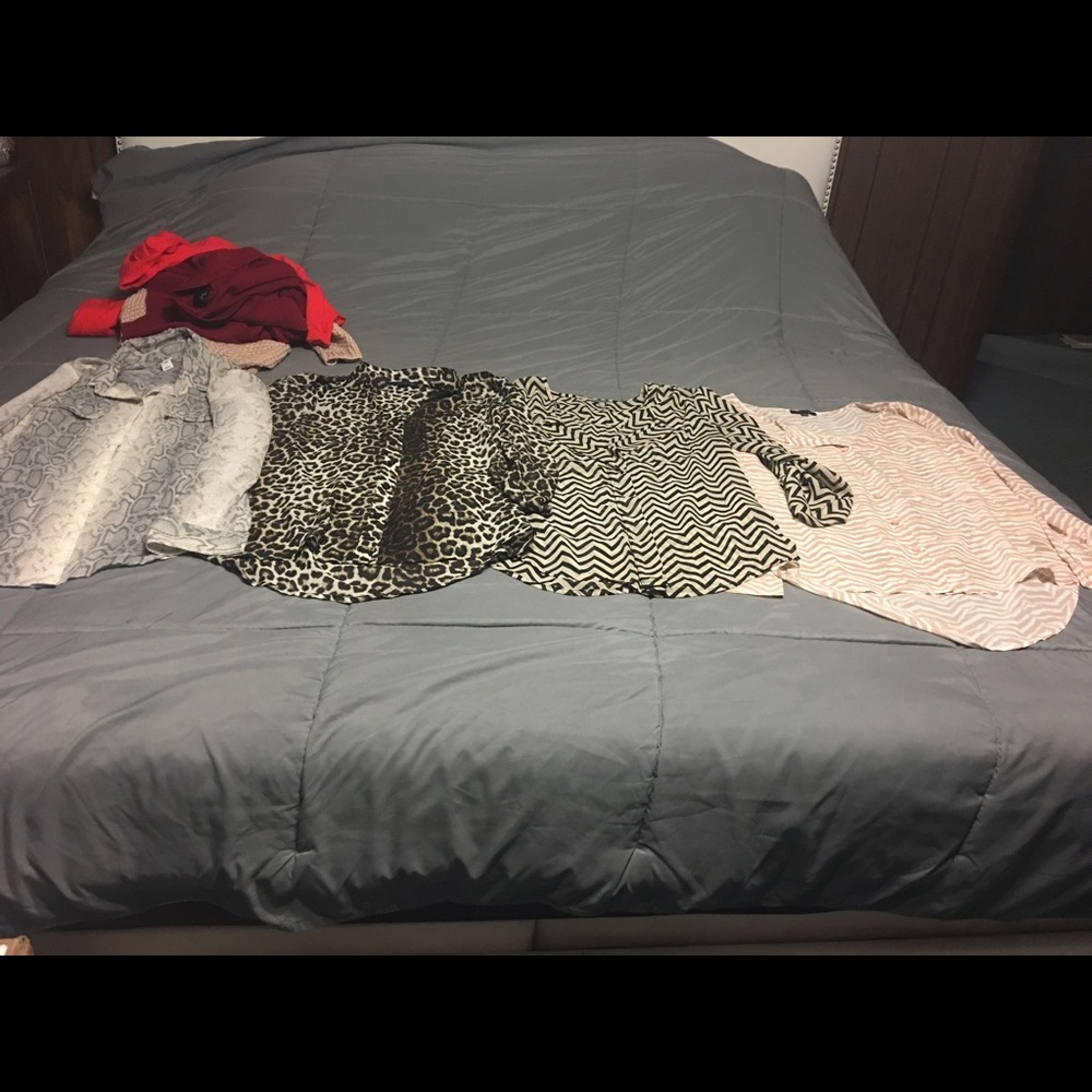4 chiffon tops bundle